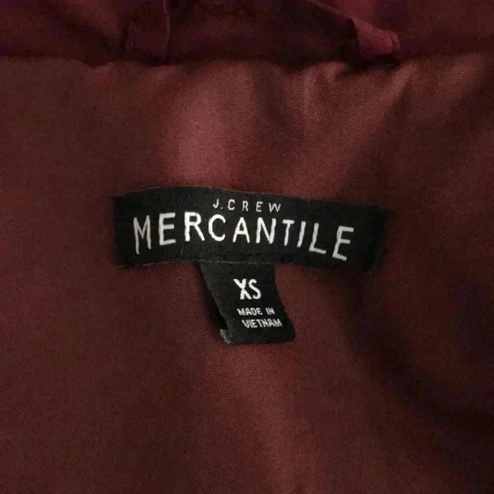 J. Crew Mercantile Quilted Vest Jacket